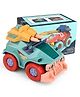 Kids Mandi Military Armoured Vehicle Toys, Electric Missile Launcher Tank Toy with 360 Degree Rotating Universal Wheel, Flashing Lights & Sound Toys Vehicles for 3+ Year Old Kids, Boys (Random Color)