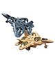 Kids Mandi Inertia Friction Army Fighter Jet Unbreakable Toy with Rotating Fans, Aircraft Toys