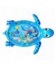 Kids Mandi Baby Water Play Mat Sea Turtle Shape Infants & Toddlers, Inflatable Play Mat Toy,Tummy Water Mat for Baby Sensory Development and Stimulation Growth.BPA Free