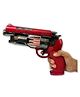 Kids Mandi Luxury Metallic Pistal Toy Light Music Gun, Moving Barril & Cylinder Rotation - Red