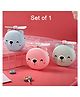 Asera Cartoon Portable USB LED Lights with Makeup Mirror/Cute Cosmetic Mirror and Fan (Set of 1)