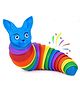  FunBlast Flexible Stretchable Small Fox Slug Fidget Toys  Pack of 1 (Random Color)
