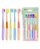 FunBlast Wide Head Soft Bristles Tooth Brush Set  Pack of 5 Multicolor