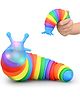 FunBlast Flexible Stretchable Small Slug Fidget Toys with Light  Pack of 1