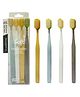 FunBlast Manual Tooth Brush Set for Kids & Adults  Pack of 4 Pcs Multicolor