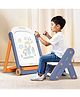 BAYBEE Little Artists Easel Board Set with Chair for Kids, Multifunctional Foldable Height Adjustable Drawing Activity Magnetic Board for 2 to 10 Years