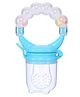 Numum Silicone Baby Food/ Fruit Feeder/ Baby Rattle Teether/ Baby Soother (Blue) (Color and design may vary)