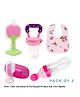 Numum Baby Fruit Feeder Pacifier (1 Pcs) with 1 PCS Silicone Baby Food Dispensing Spoon 90ML and 1 pcs Fruit Teether 1pcs Finger Brush 1pc Bibs (Pink) (pack of 5) (Color and design may vary)