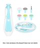 Numum Baby Nail Trimmer Electric Safe Baby Nail Clippers Manicure Set Trim Polish Grooming kit - Blue (color and design may vary)