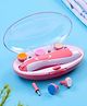 Numum Baby Nail Trimmer Electric Safe Baby Nail Clippers Manicure Set Trim Polish Grooming kit - Pink (color and design may vary)