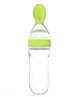 Numum Silicone Squeezy Food Feeder Spoon - Green (Color and design may vary)