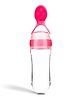 Numum Silicone Squeezy Food Feeder Spoon - Pink (Color and design may vary)
