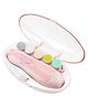 numum Baby Nail Clippers Safe for Newborn Toddler Toes Fingernails Care Trim Kit 6 Grinding Heads - Pink (Color and design may vary)
