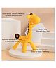 numum BPA Free Flexible, Soft Silicone Giraffe Shape Teether- Yellow (Color and design may vary)