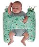 numum Unisex Infant Toddler Baby Anti Rolling Bolster Pillow, Baby Sleep Positioner Pillow for Newborn (Green bolster)(Color and design May vary)