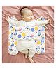 numum Unisex Infant Toddler Baby Anti Rolling Bolster Pillow, Baby Sleep Positioner Pillow for Newborn (White bolster)(Color and design May vary)