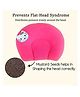 Numum Mustard Seed Pillow For New Born Baby, Ideal For Round Head Shaping Seed Pillow For 0 To 12 Months Babies (Pink Kitti Pillow)( Color And Design May Vary)