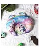 Numum Mustard Seed Pillow For New Born Baby, Ideal For Round Head Shaping Seed Pillow For 0 To 12 Months Babies (Pink Unicorn Pillow) ( Multi Print) ( Color And Design May Vary)