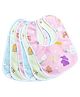 Numum Cotton Bibs with Snap Button - Pack of 6