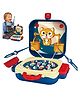 Azhari Electric Fishing Rotary Board with Fish and Fishing Rods for Kids Color May Vary