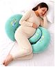 Numum Maternity Pillow | Pregnancuy Pillow | Dual Pregnancy Wedge Pillows | Wedge Pillow for Back & Belly Support - Green pregnancy pillow