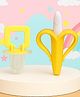 The Cheeky Kidzz Baby Pacifier Ultra Light Soft Silicone Nipple with Banana Shape Teething Toy BPA-FreeTeether (MULTI-COLOR)