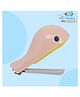 The Cheeky Kidzz Baby Cute Animal Cartoon Design Safety Nail Cutter Clipper Pedicure Manicure Care for Babies Kids BPA Free (PINK)