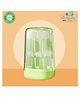 The Cheeky Kidzz Baby Toothbrush 3 In 1 BPA Free Silicone Toothbrush Set Includes U-Shape Tooth Scrubber, Tongue Cleaner & Front Massager Case(GREEN)