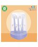 The Cheeky Kidzz Baby Toothbrush 3 In 1 BPA Free Silicone Toothbrush Set Includes U-Shape Tooth Scrubber, Tongue Cleaner & Front Massager Case(PURPLE)