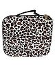 House of Quirk Makeup Cosmetic Storage Case With Adjustable Compartment Cosmetic Bag - Leopard -  Multicolor