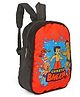 Chhota Bheem Plush School Bag Black Orange - 12.5 inches