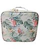 House of Quirk Makeup Box/Cosmetic Storage Case With Adjustable Compartment - White Flamingo