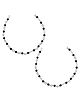 Darshraj Jewels Handmade Double Looping 925 Sterling Silver Anklet & Bracelet for Newborn Adjustable Lightweight Najariya with Beads - Black