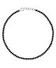 Darshraj Jewels Handmade 925 Sterling Silver Anklet Adjustable Lightweight Anklet Payal with (Poth) Beads - Black