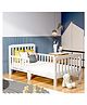 Polka Tots Side Snug Toddler Baby Bed - White