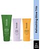 Foxtale Refreshing Glow Trio with Vitamin C, Niacinamide, Kokum Butter & SPF 50, Refreshed, nourished, glowing skin- 200 ml