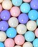 Hop N Play 50 Pcs Crush Proof 8 cm PVC Non-Toxic & Soft Pool Balls Pack Of 50 Balls -  Pastel Colour