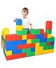 Hop N Play 75 Pcs Jumbo Building Blocks for Toddlers & Kids, Giant Stacking Bricks for Children -  Multicolour