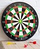 Hop N Play 14 inches Indoor & Outdoor Big Magnetic Dartboard Kit with 6 Darts  Multicolour