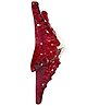 CAMBAY Mumma Starfish - Dark Red with Metallic Lavendar