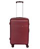 NOVEX Small Cabin Suitcase (55 cm) 4 Wheels - Abroad Pro Cabin Size Unbreakable Polycarbonate Hard Trolley Luggage with 4 Wheels - Maroon