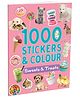 1000 Stickers & Colour: Sweets and Treats | Fun Sticker & Coloring Book for Kids | Cute Animals, Desserts & Treats | 64 Pages of Creative Activity with Holographic Cover| For Age 4-6| - English