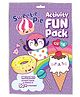 Sweetie Pie - Activity Fun Pack | Colouring, Stickers & Puzzles | Creative & Fun Activities for Kids| Resealable| Travel-friendly| Activity Book| Added Colour Pencils| 50+ Stickers - English