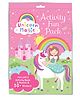 Unicorn Magic - Activity Fun Pack| Colouring, Stickers & Puzzles | Creative & Fun Activities for Kids| Resealable| Travel-friendly| Activity Book| Added Colour Pencils| 50+ Stickers - English