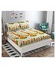 KIDS WONDERS Kids Print Flat  Bed Sheet Design 11 With 2 Pillow Covers - Off white