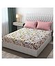 KIDS WONDERS Kids Print Flat Bedsheet in floral print With 2 Pillow Covers.