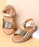 Babyoye Velcro Closure Sandals - Gold