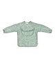 Beaba 2-in-1 Bib with Removable Sleeves - Sage Green