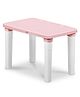 HAPPY BEAR Study table Height Adjustable Kids Desk | Suitable for Ages 4+ | for Boys and Girls (Light pink)
