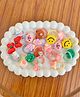 Radhya accessories Pack Of 20 Animals & Cupcake Designed Rubber Bands - Multi Colour